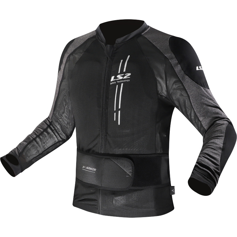 LS2 X-ARMOR MAN JACKET BLACK SILVER