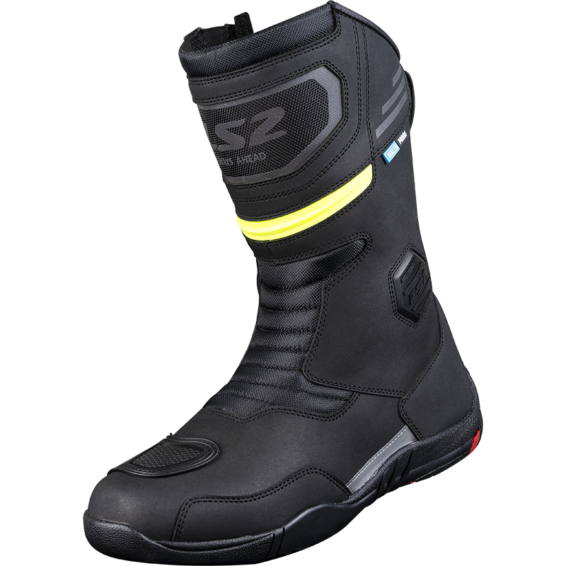 LS2 GOBY LADY BOOTS WP BLACK H-V YELLOW