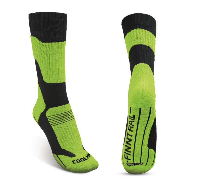 Finntrail Thermal Socks Coolmax Lime - Velikost ponožek: 43-45